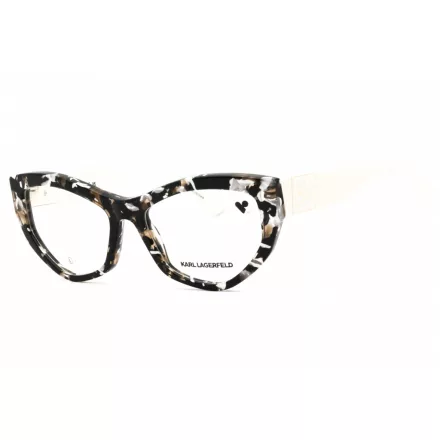 KARL LAGERFELD KL6211 szemüvegkeret MARBLE fekete/Clear demo lencsék női