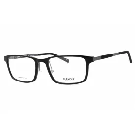   Flexon FLEXON EP8008 szemüvegkeret csillógó fekete/Clear demo lencsék férfi