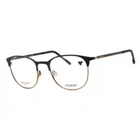   Flexon FLEXON E1142 szemüvegkeret matt fekete/clear demo lencsék férfi