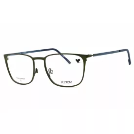   Flexon FLEXON E1143 szemüvegkeret matt KELP/ kék/Clear demo lencsék férfi