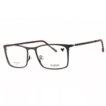 Flexon FLEXON E1144 szemüvegkeret matt GUNMETALL/SEPIA/Clear demo lencsék férfi