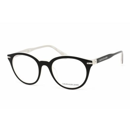 Calvin Klein CK Jeans CKJ20513 szemüvegkeret fekete/MILKY fehér/Clear demo lencsék Unisex férfi női