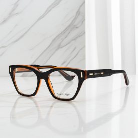   Calvin Klein CK23518 szemüvegkeret fekete/CHARCOAL / Clear demo lencsék női