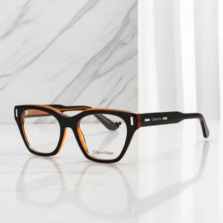 Calvin Klein CK23518 szemüvegkeret fekete/CHARCOAL / Clear demo lencsék női