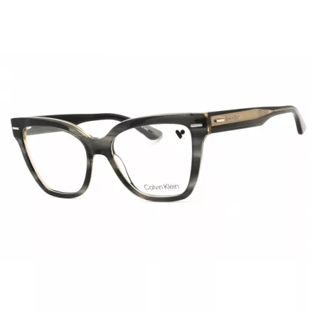 Calvin Klein CK23543 szemüvegkeret csíkos szürke női
