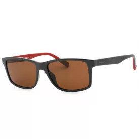   Salvatore Ferragamo SF938S napszemüveg sötét szürke/piros / Amber  Unisex férfi női