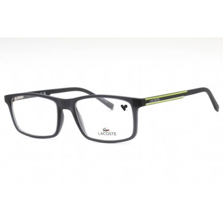 Lacoste L2858 szemüvegkeret matt sötét szürke/Clear demo lencsék Unisex férfi női