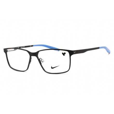 Nike 8048 szemüvegkeret szatén fekete/PACIFIC kék/Clear demo lencsék Unisex férfi női