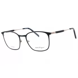   Salvatore Ferragamo SF2566 szemüvegkeret világos ruténium/kék/clear demo lencsék férfi