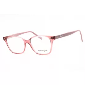   Salvatore Ferragamo SF2928 szemüvegkeret TRASPARENT rózsa/Clear demo lencsék női