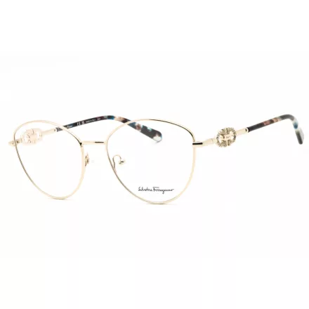 Salvatore Ferragamo SF2220R szemüvegkeret világos arany/Clear demo lencsék női