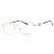 Salvatore Ferragamo SF2220R szemüvegkeret világos arany/Clear demo lencsék női