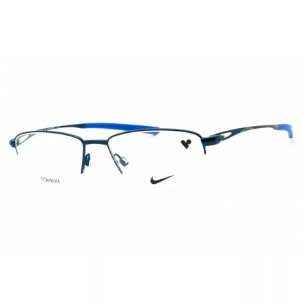 Nike NIKE 6045 szemüvegkeret szatén Navy/Clear demo lencsék férfi