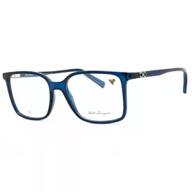   Salvatore Ferragamo SF2954 szemüvegkeret köves NAVY/Clear demo lencsék férfi