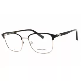   Salvatore Ferragamo SF2225 szemüvegkeret ruténium/fekete/Clear demo lencsék férfi