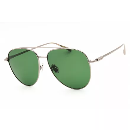 Salvatore Ferragamo SF308S napszemüveg világos ruténium/zöld férfi