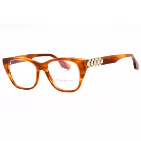  Victoria Beckham VB2662 szemüvegkeret csíkos BLONDE barna/Clear demo lencsék női