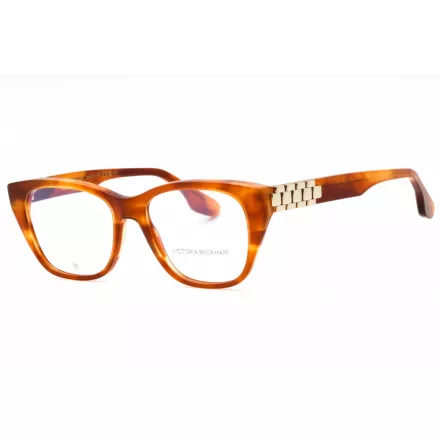 Victoria Beckham VB2662 szemüvegkeret csíkos BLONDE barna/Clear demo lencsék női
