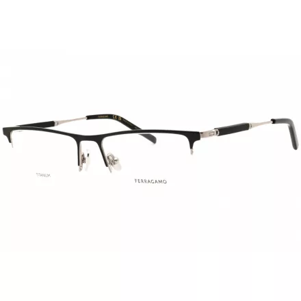 Salvatore Ferragamo SF2586 szemüvegkeret fekete/világos ruténium/clear demo lencsék férfi
