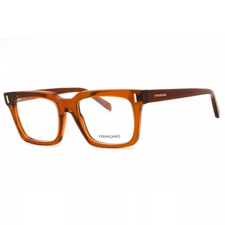 Salvatore Ferragamo SF2993 szemüvegkeret átlátszó barna/Clear demo lencsék női