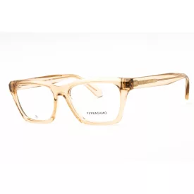   Salvatore Ferragamo SF2986 szemüvegkeret átlátszó bézs/Clear demo lencsék női