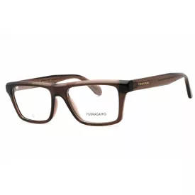   Salvatore Ferragamo SF2988 szemüvegkeret átlátszó barna/Clear demo lencsék férfi