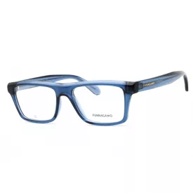   Salvatore Ferragamo SF2988 szemüvegkeret átlátszó AZURE/Clear demo lencsék férfi