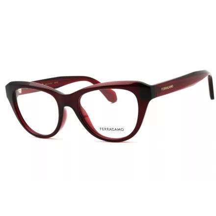 Salvatore Ferragamo SF2989 szemüvegkeret átlátszó piros/clear demo lencsék női