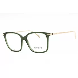   Salvatore Ferragamo SF2992 szemüvegkeret átlátszó KHAKI/Clear demo lencsék női