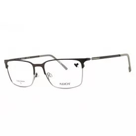   Flexon FLEXON E1147 szemüvegkeret matt szürke/ ezüst/clear demo lencsék férfi