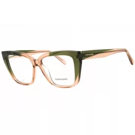   Salvatore Ferragamo SF2939N szemüvegkeret átlátszó KHAKI/világos barna/clear demo lencsék női