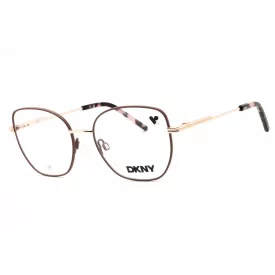   DKNY DK1034 szemüvegkeret barna/rózsa arany/Clear demo lencsék női