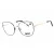 DKNY DK1034 szemüvegkeret barna/rózsa arany/Clear demo lencsék női