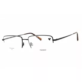   Flexon FLEXON H6073 szemüvegkeret szatén fekete/Clear demo lencsék férfi