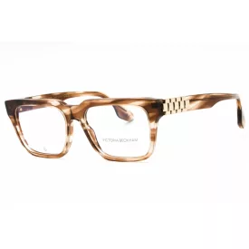   Victoria Beckham VB2667 szemüvegkeret csíkos barna/Clear demo lencsék női