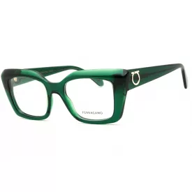   Salvatore Ferragamo SF3008 szemüvegkeret átlátszó zöld/clear demo lencsék női