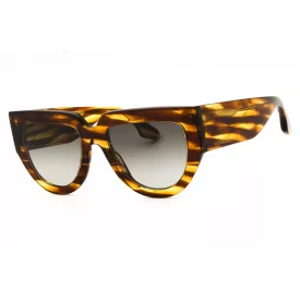   Victoria Beckham VB679S napszemüveg csíkos TOBACCO/füstszürke  női