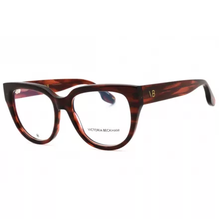 Victoria Beckham VB2674 szemüvegkeret csíkos piros/clear demo lencsék női