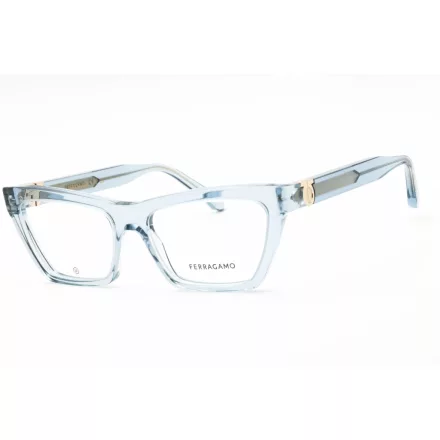 Salvatore Ferragamo SF3021 szemüvegkeret átlátszó AZURE/clear demo lencsék női