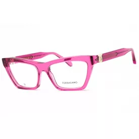   Salvatore Ferragamo SF3021 szemüvegkeret átlátszó CYCLAMEN/clear demo lencsék női
