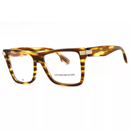 Victoria Beckham VB2677 szemüvegkeret csíkos TOBACCO/Clear demo lencsék női