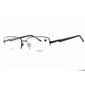   Flexon FLEXON H6084 szemüvegkeret matt fekete/clear demo lencsék férfi