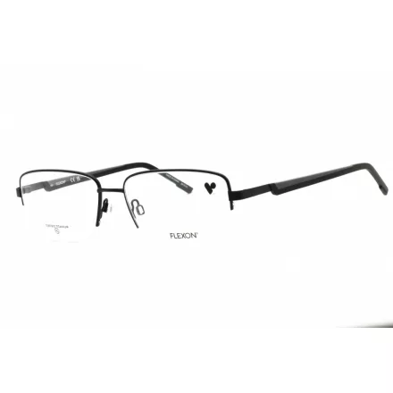 Flexon FLEXON H6084 szemüvegkeret matt fekete/clear demo lencsék férfi