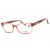 Nine West NW5210N szemüvegkeret köves rózsa/Clear demo lencsék női