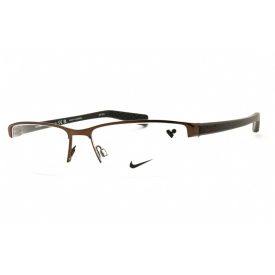   Nike NIKE 8098N szemüvegkeret WALNUT-CARGO KHAKI/Clear demo lencsék férfi