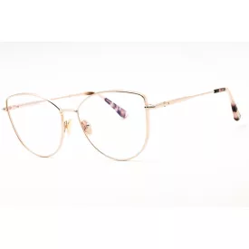   Tom Ford FT5667-B szemüvegkeret rózsa arany / Clear/kék-világos blokk lencsék női