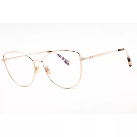 Tom Ford FT5667-B szemüvegkeret rózsa arany / Clear/kék-világos blokk lencsék női