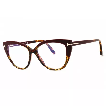 Tom Ford FT5673-B szemüvegkeret barna/másik/Clear demo lencsék női