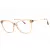 Tom Ford FT5687-B szemüvegkeret csillógó világos barna/clear/kék-világos blokk lencsék női