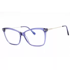   Tom Ford FT5687-B szemüvegkeret csillógó átlátszó lila  / Clear demo lencsék női